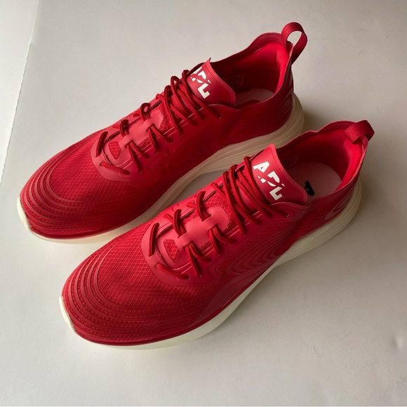 APL Athletic Propulsion Labs Streamline Red White Running Sneakers 10.5 mens - Picture 10 of 12